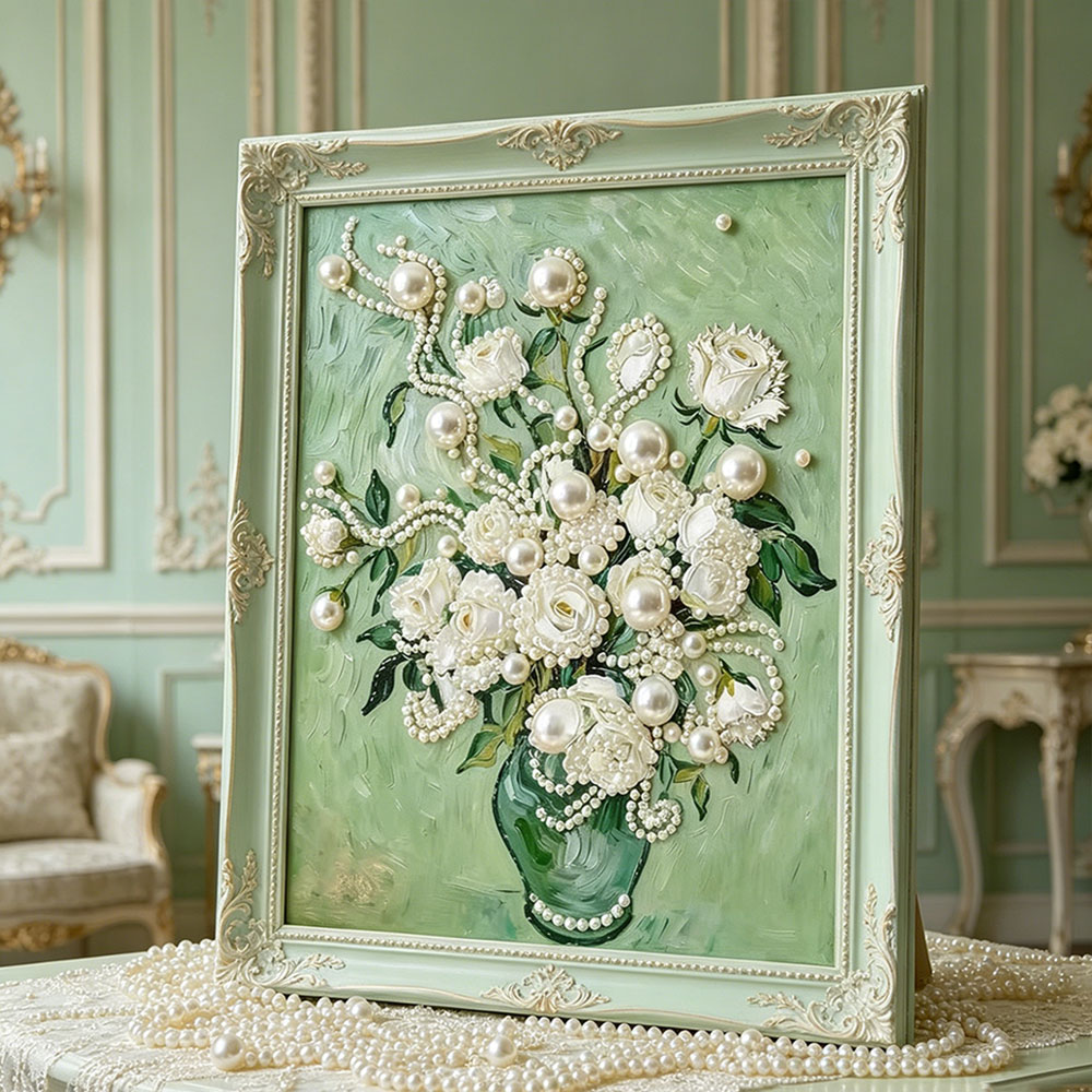 Huacan DIY Pearl Art Painting  - đánh giá và giá Wallpaper Art And Craft