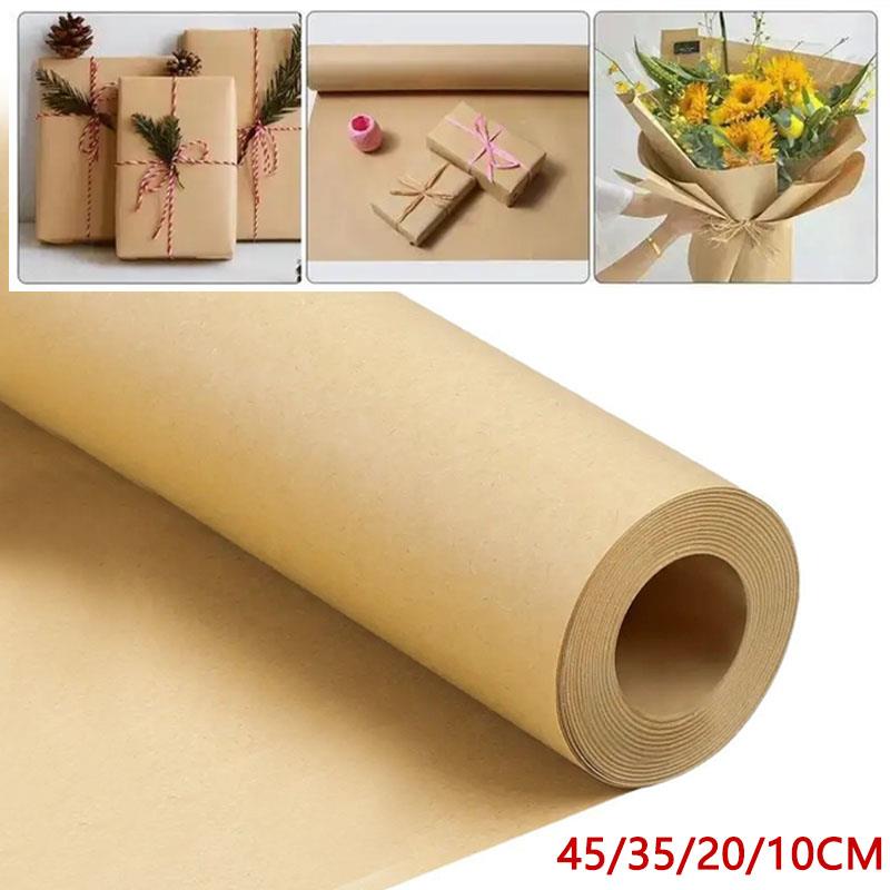 10M Brown Kraft Paper Gift Flo - đánh giá và giá Art Craft Recycled Materials