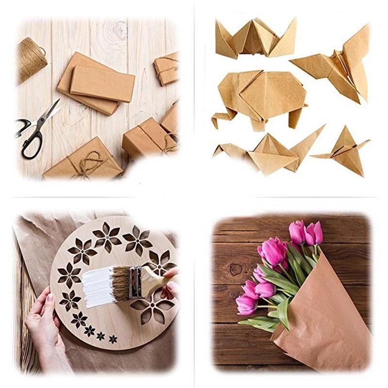10M Brown Kraft Paper Gift Flo - đánh giá và giá Art Craft Recycled Materials