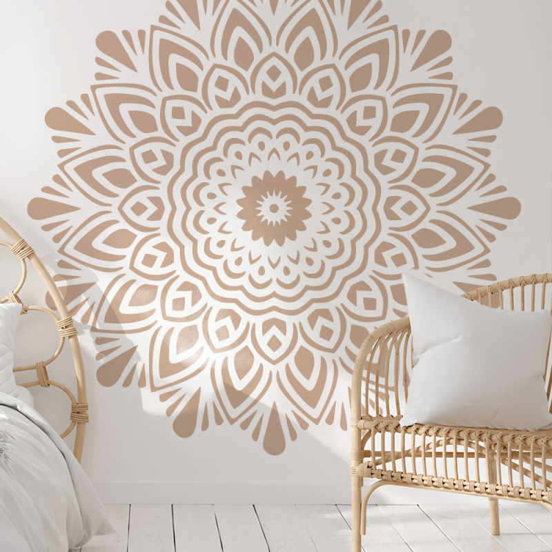 Mandala Large Painting Stencil - đánh giá và giá Art Craft Template