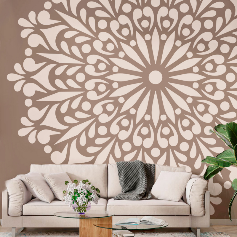 Mandala Large Painting Stencil - đánh giá và giá Art Craft Template