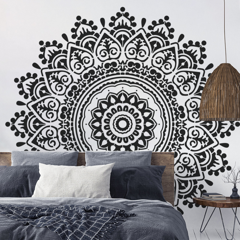 Mandala Large Painting Stencil - đánh giá và giá Art Craft Template
